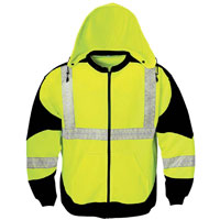 ANSI Class 2 Two Tones Hooded Pull Over with Snap 